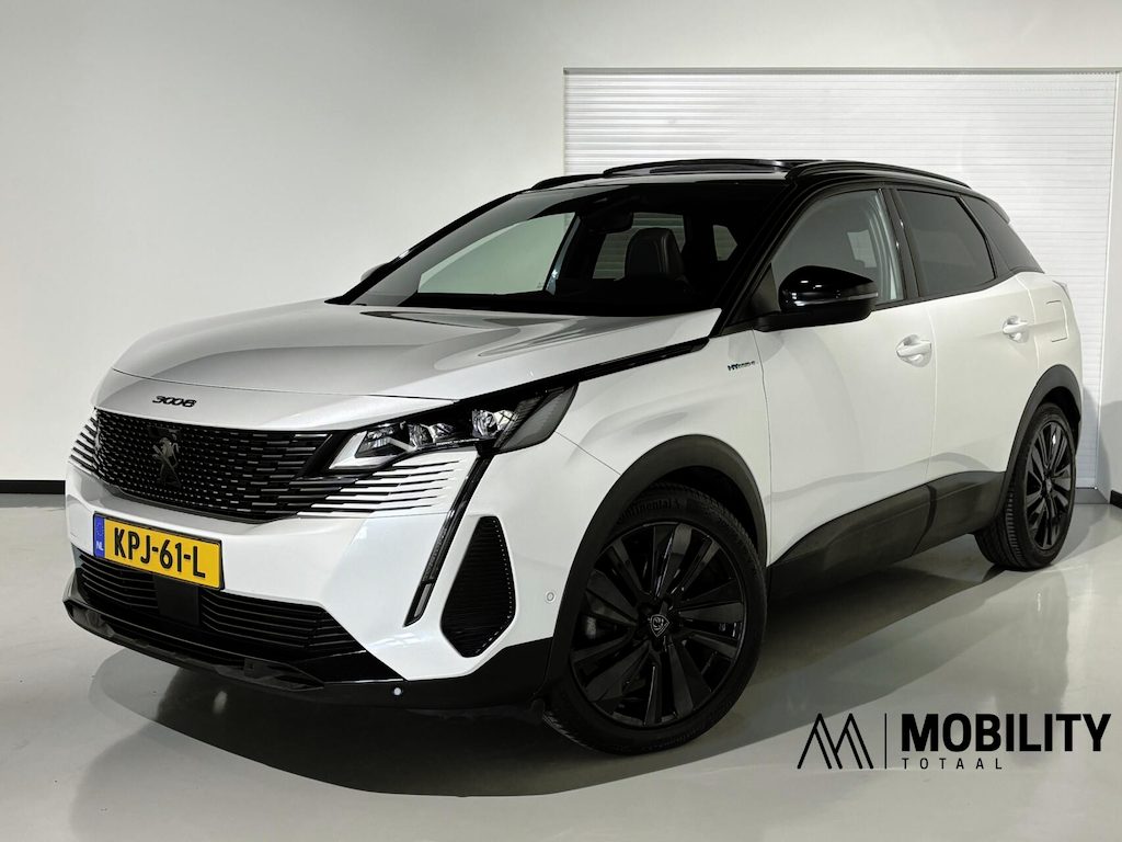 Peugeot 3008 Hybrid4 300pk GT 4x4|PANODAK|Nappa Leder|360°|Massage|Focal|19 inch|ACC|Night Vision|