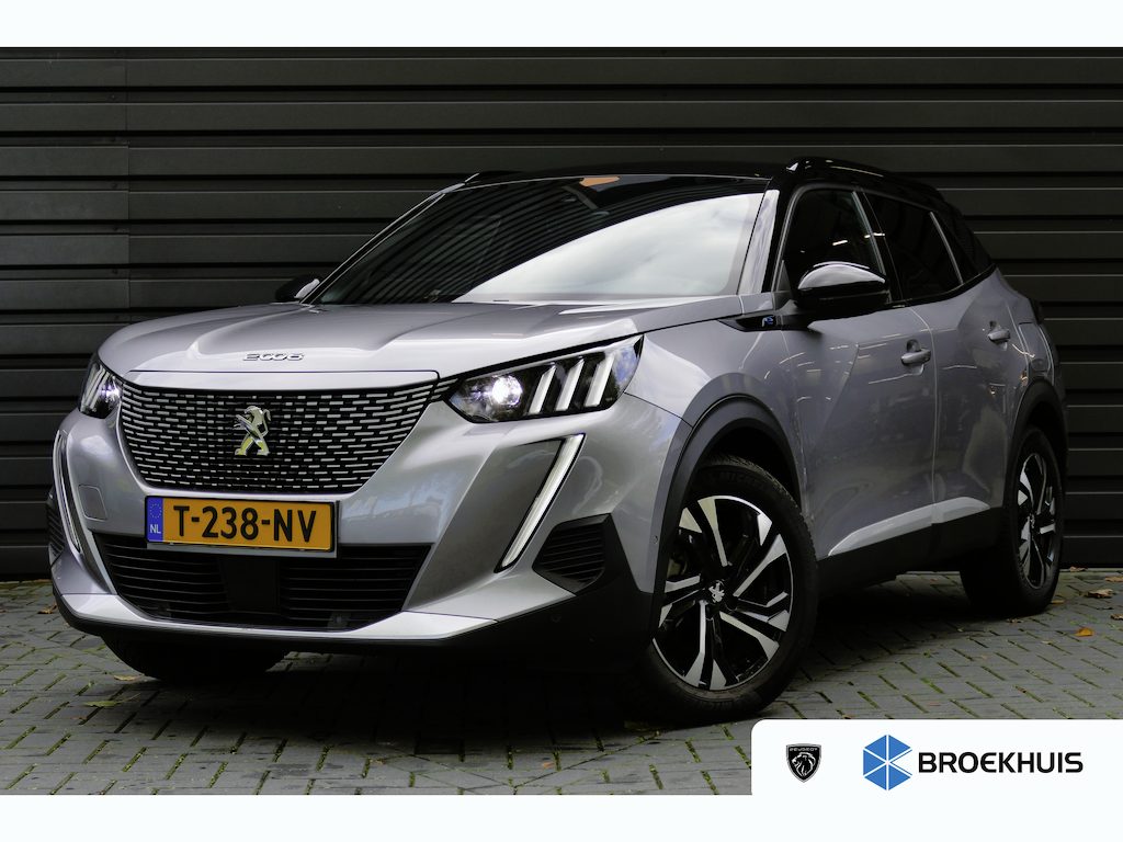 Peugeot e-2008 EV 50KWH 136PK GT / CAMERA / SOH 100% / STOELVERWARMING / KEYLESS / FULL-LED / NAVI / CLIMA / PDC / BLUETOOTH / ADAPT. CRUISECONTROL / 1E EIGENAAR / SCHITTERENDE STAAT !!