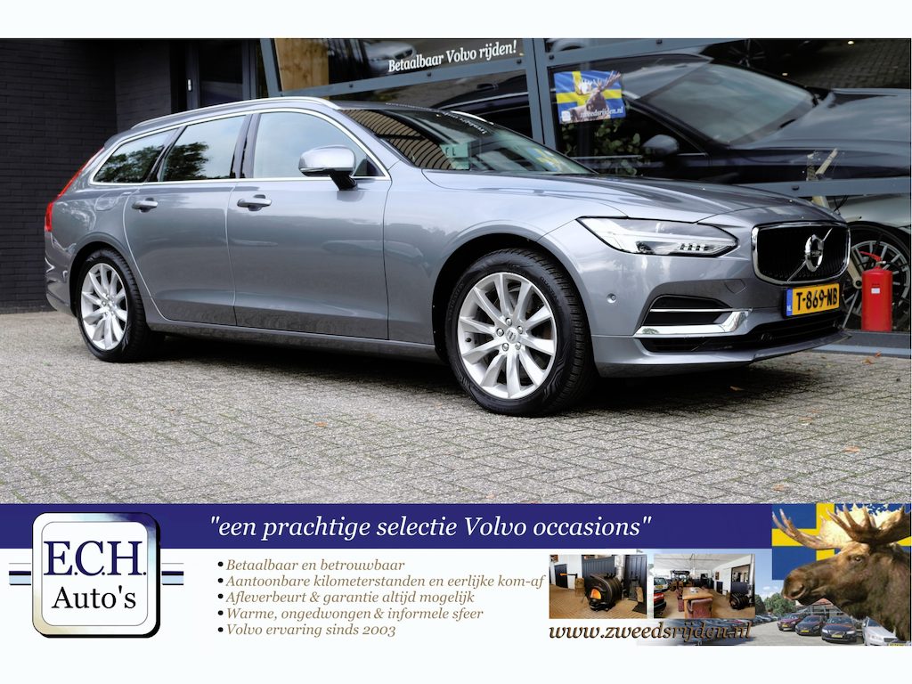 Volvo V90 2.0 T8 AWD Leer, Navi, Apple CarPlay, Adaptieve CC, Trekhaak