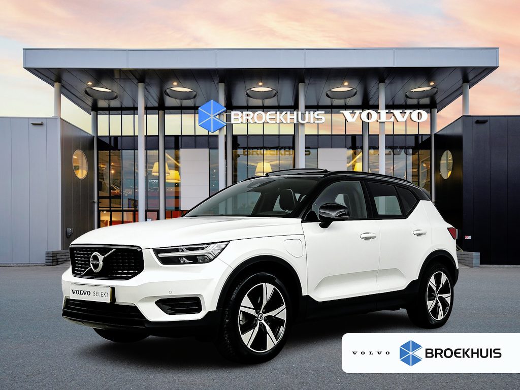 Volvo XC40 T5 Recharge R-Design | 19" | Leder/Nubuck | Panoramadak | Trekhaak | Stoel/Stuurverwarming | Parkeercamera | Adaptieve Cruise | Getint Glas