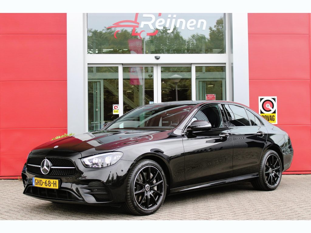 Mercedes-Benz E-klasse 300e 320PK BUSINESS SOLUTION AMG NIGHT EDITION | MULTISPAAKS AMG VELGEN | 360° CAMERA | | TREKHAAK | MULTIBEAM MATRIX LED KOPLAMPEN | LED ACHTERLICHTEN | ELEKTRISCH VERSTELBARE VOORSTOELEN MET GEHEUGEN FUNCTIE | ALCANTARA / KUNSTLEDEREN BEKLEDING | VOORSTOELEN VERWARMBAAR | FULL MAP MBUX AUGMENTED REALITY NAVIGATIE | VERKEERSLICHTWEERGAVE | APPLE CARPLAY / ANDROID AUTO | SFEERVERLICHTING | ELEKTRONIC CLIMATE CONTROL |