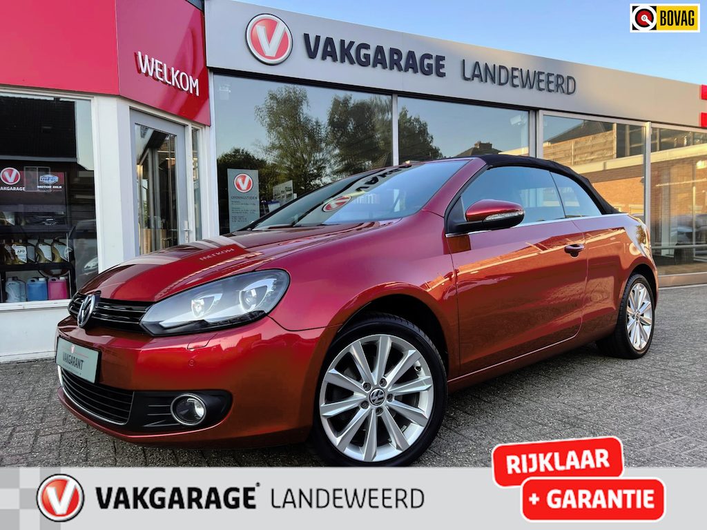 Volkswagen Golf Cabriolet 1.2 TSI BlueMotion, LEDER, NAVI, 1e EIG, RIJKLAAR