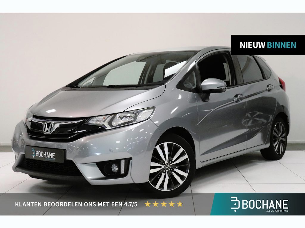 Honda Jazz 1.3 i-VTEC Elegance | Camera | Climate control | Cruise control | Trekhaak | Stoelverwarming | Parkeersensoren |