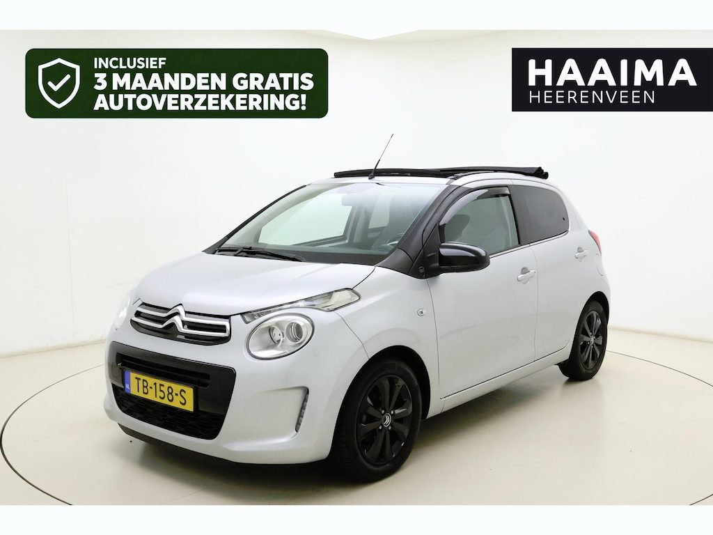 Citroën C1 1.0 e-VTi Airscape Shine 70 Pk | Cabrio Dak | Climate Control | Camera Achter | Snelheid Begrenzer | LM-Velgen | Multi Functioneel Stuurwiel