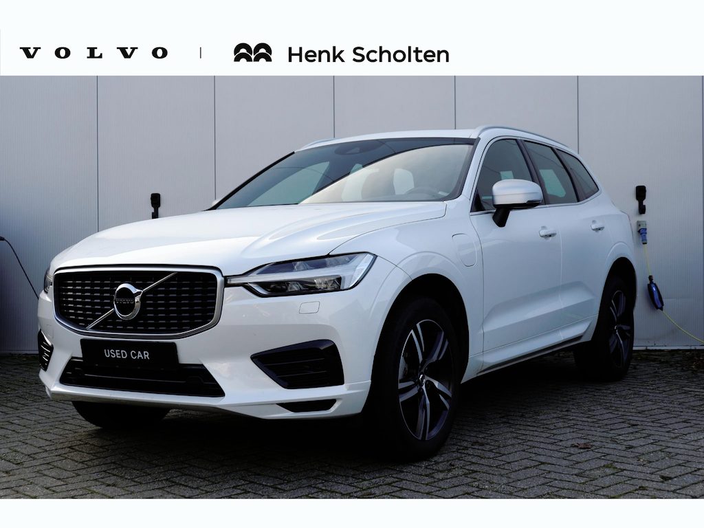 Volvo XC60 2.0 T8 Twin Engine AWD R-Design Charcoal nappaleder | Panoramadak | Elektrisch bedienbare voorstoelen | Park Assist voor & achter met camera | 18 inch lichtmetalen velgen |