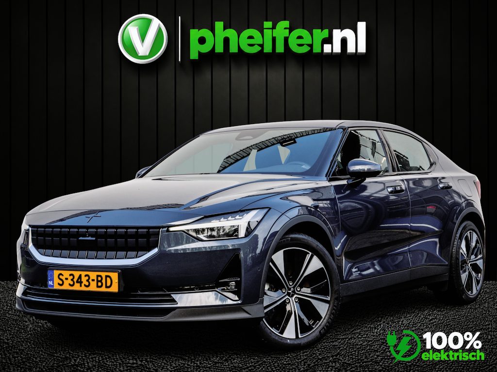 Polestar 2 Long Range Single Motor 78 kWh SOH 89% Adapt. cruise/ 360 Camera/ Navigatie/ Blindspot/ 19" Lmv/ Stoelverwarming