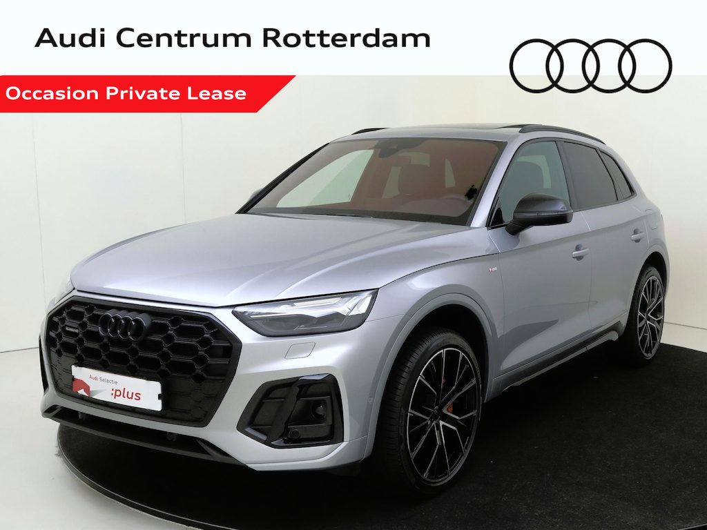 Audi Q5 55 TFSI e S edition Competition | Panoramadak | Trekhaak | Achteruitrijcamera | 3-zone airco | Dodehoekdetectie | Keyless | LED matrix verlichting | Stoelverwarming |