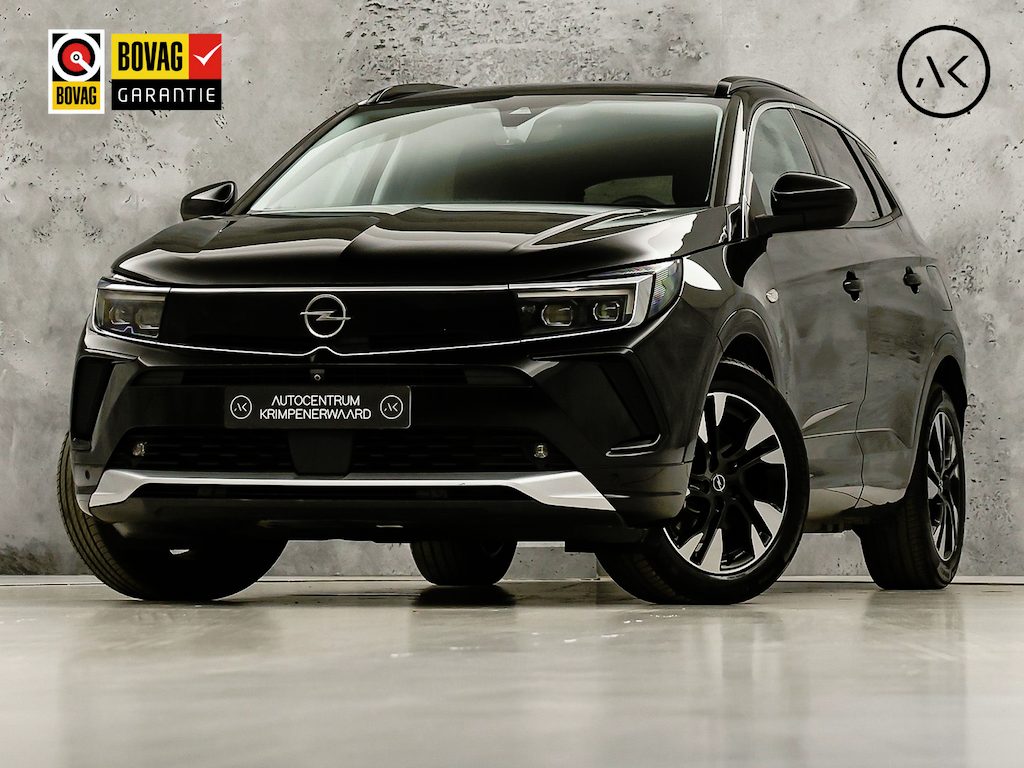 Opel Grandland 1.6 Turbo Plug-In Hybrid GS Line 224Pk Automaat (VIRTUAL COCKPIT, SOH 98,5%, APPLE CARPLAY, 360 CAMERA, ADAPTIVE CRUISE, STUURWIEL VERWAMD, SPORTSTOELEN, GETINT GLAS, LANE ASSIST, NIEUWSTAAT)