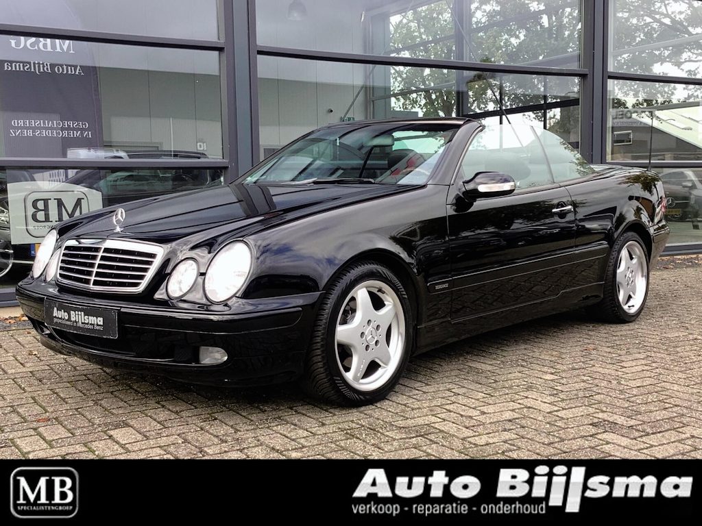 Mercedes-Benz CLK Cabrio 200 K Elegance, automaat, lederen bekleding, zeer net,