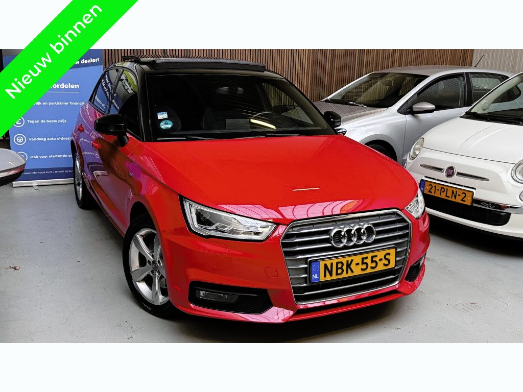 Audi A1 Sportback Audi A1 1.4 TFSI 3X S-LINE PANO AUTOMAAT LED NAVI DAB GARANTIE