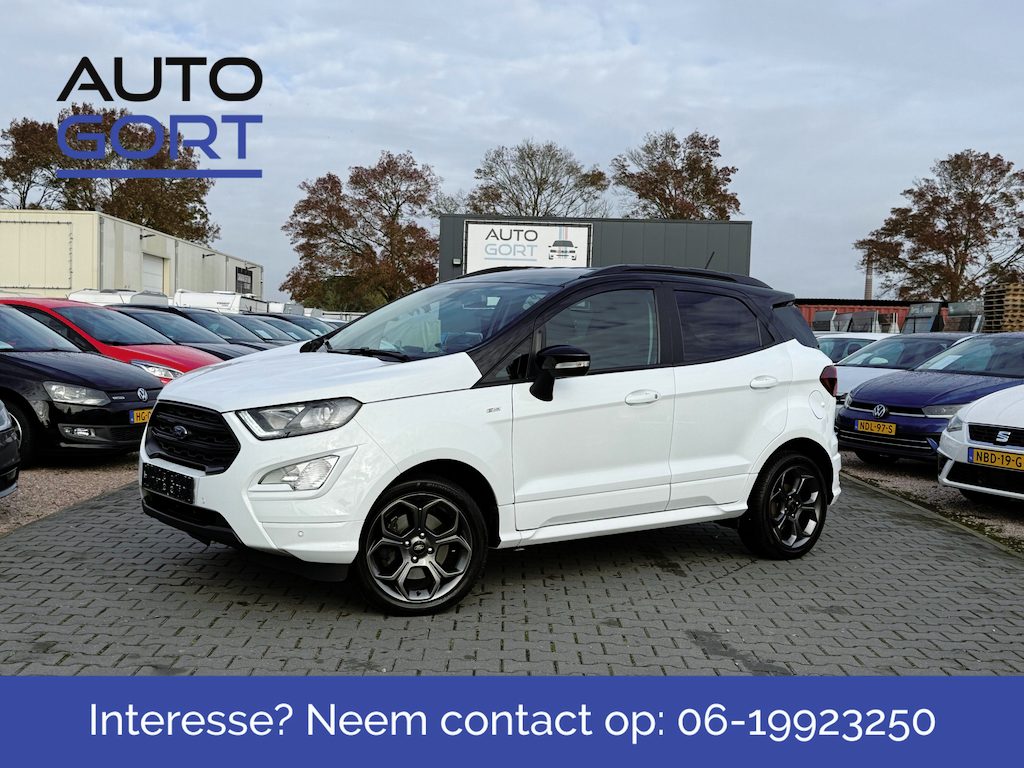 Ford EcoSport 1.0 EcoBoost ST-Line | Carplay/Android | Camera | Stoel/Stuurverw. |