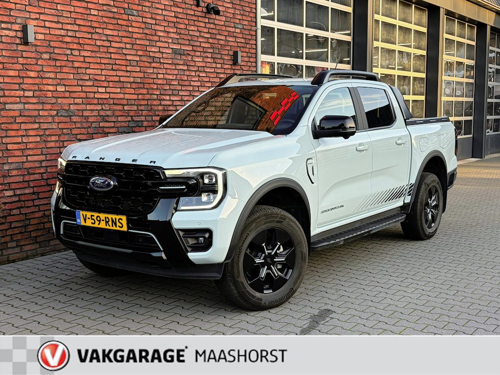 Ford Ranger 2.3 PHEV e-4WD Stormtrak Full Option 3500Kg Trek 6.9kWpower/6Aux/ElekRollc/360° Cam/Adapt.Cruise/LED/DAB/Clima/AppCon