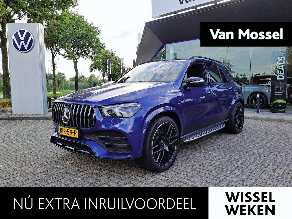 Mercedes-Benz GLE 350 e 4MATIC Premium Plus | SOH 98% | BURMESTER AUDIO | LUCHTVERING | PANORAMA- SCHUIFDAK | ELEKTRISCHE STOELEN MET MEMORY | CARBON INTERIEUR AFWERKING | LEER | APPLE CARPLAY / ANDROID AUTO | 360 CAMERA |