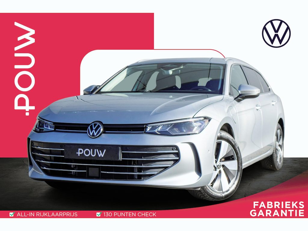 Volkswagen Passat Variant 1.5 eHybrid 204pk Business | SoH 102% | Voorstoelen Verwarmd | Achteruitrijcamera | Apple Carplay/Android Auto | Adaptive Cruise | Trekhaak
