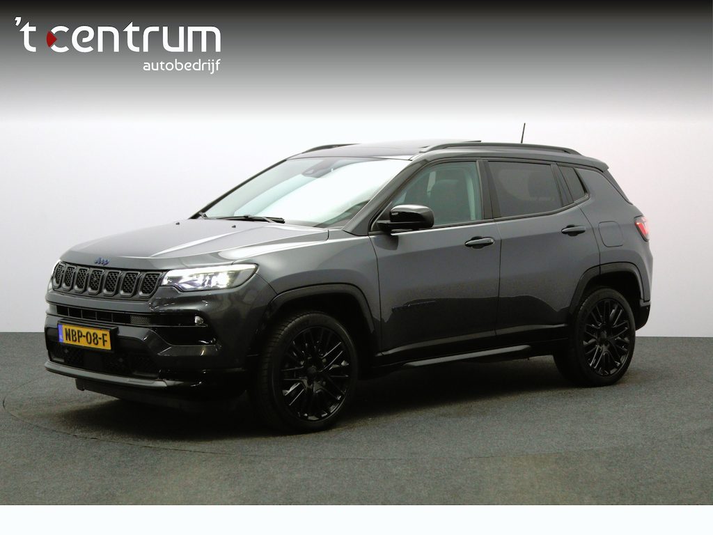 Jeep Compass 4xe 240 PK Plug-in Hybrid Electric S, Panoramadak, Keyless, Leder, Adap Cruise Control