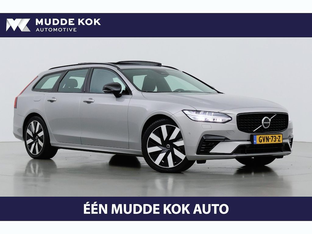 Volvo V90 T6 Ultra Dark | Panoramadak | Trekhaak | 360-camera | Head-Up | Harman/Kardon