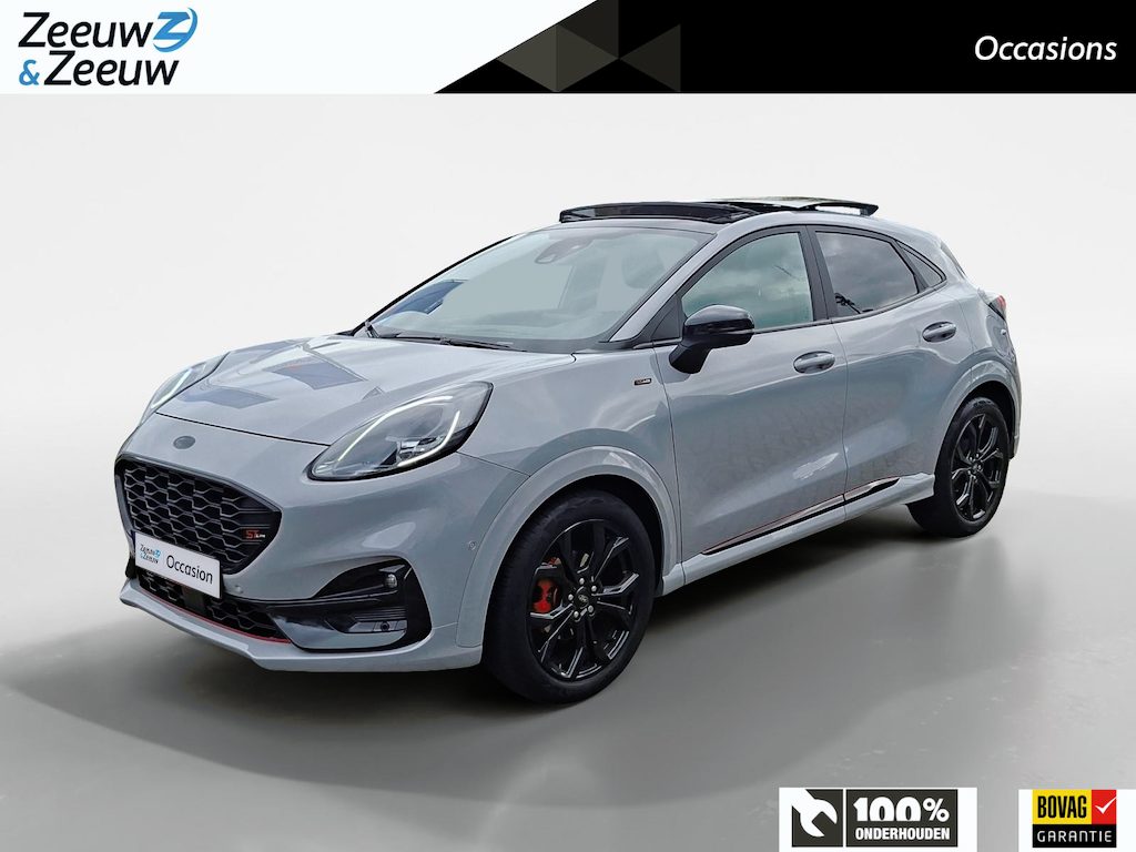 Ford Puma 1.0 EcoBoost Hybrid ST-Line X automaat | Dealeronderhouden | Stoel- stuur en voorruitverwarming | Afneembare trekhaak | 18inch zwarte velgen | Maxton
