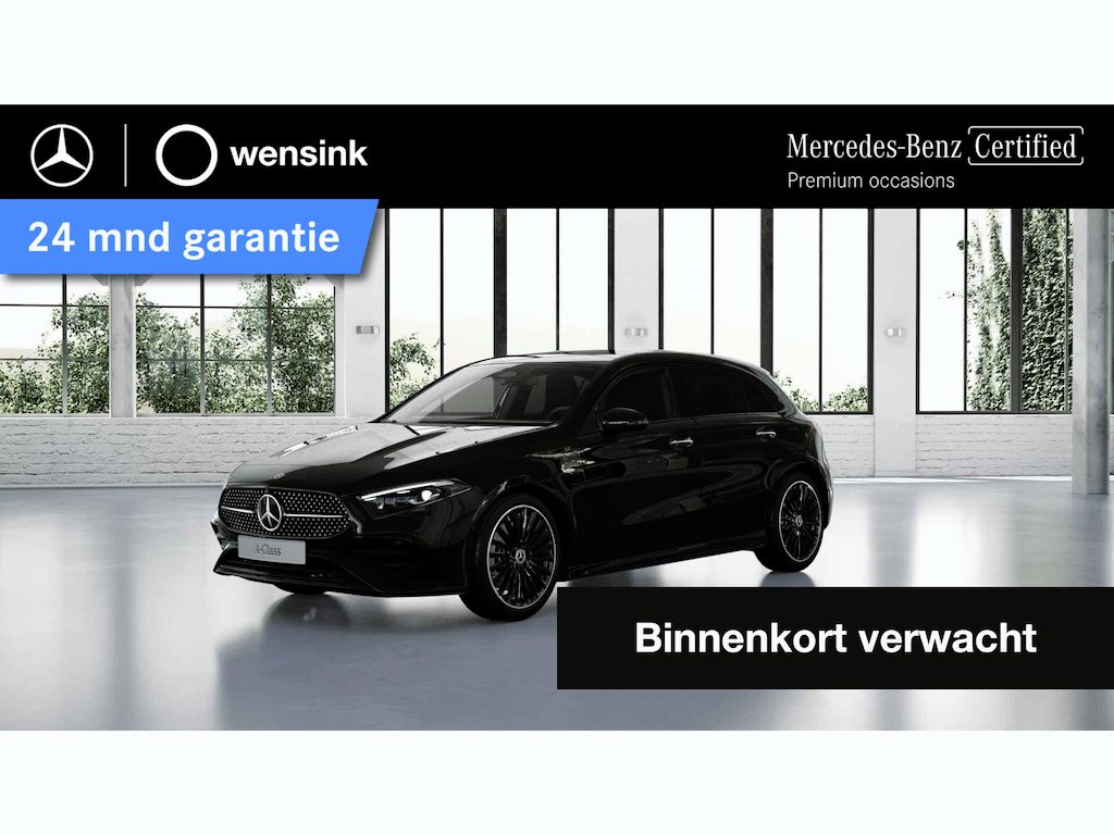Mercedes-Benz A-klasse 250 e Business Solution AMG | Night | Panoramadak | Multibeam | 19" Multispaaks velgen | Widescreen | Sfeerverlichting | 360 graden camera |