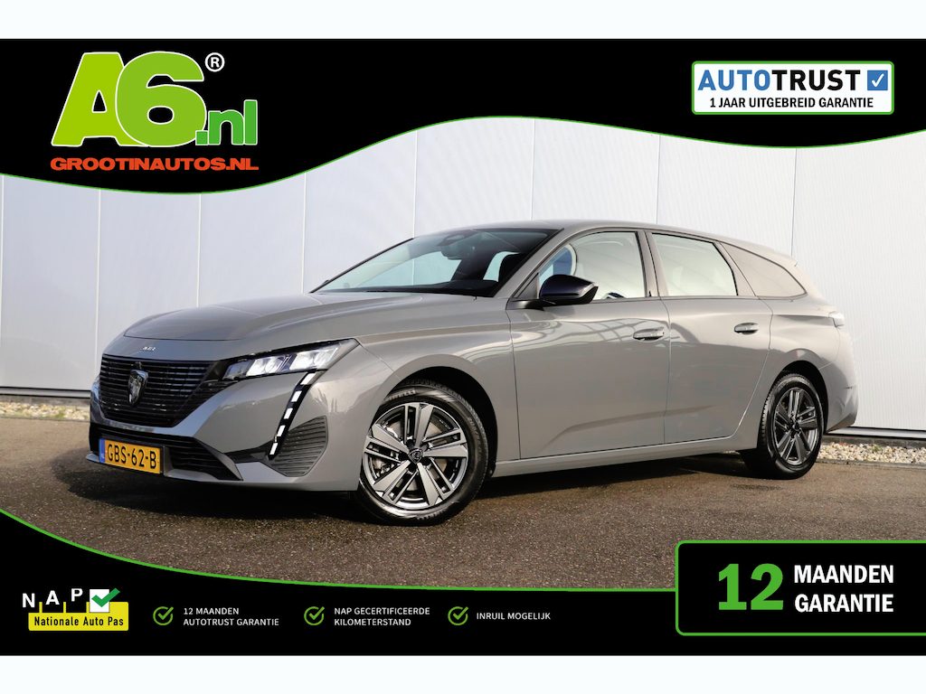 Peugeot 308 SW 1.2 PureTech Active Pack Business 131PK Trekhaak Navigatie Carplay Android Climate Cruise Control LMV