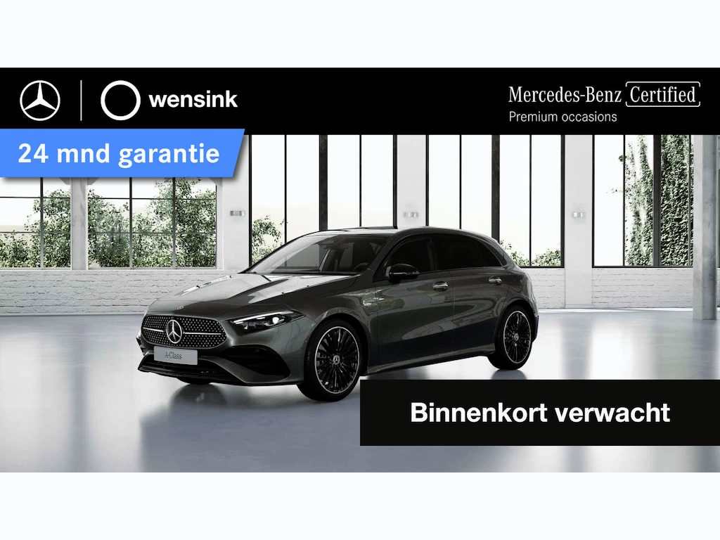 Mercedes-Benz A-klasse 250 e Business Solution AMG | Night | Panoramadak | Memory | Multibeam | Multispaaks lichtmetalen velgen | Widescreen | Sfeerverlichting | 360 graden camera |