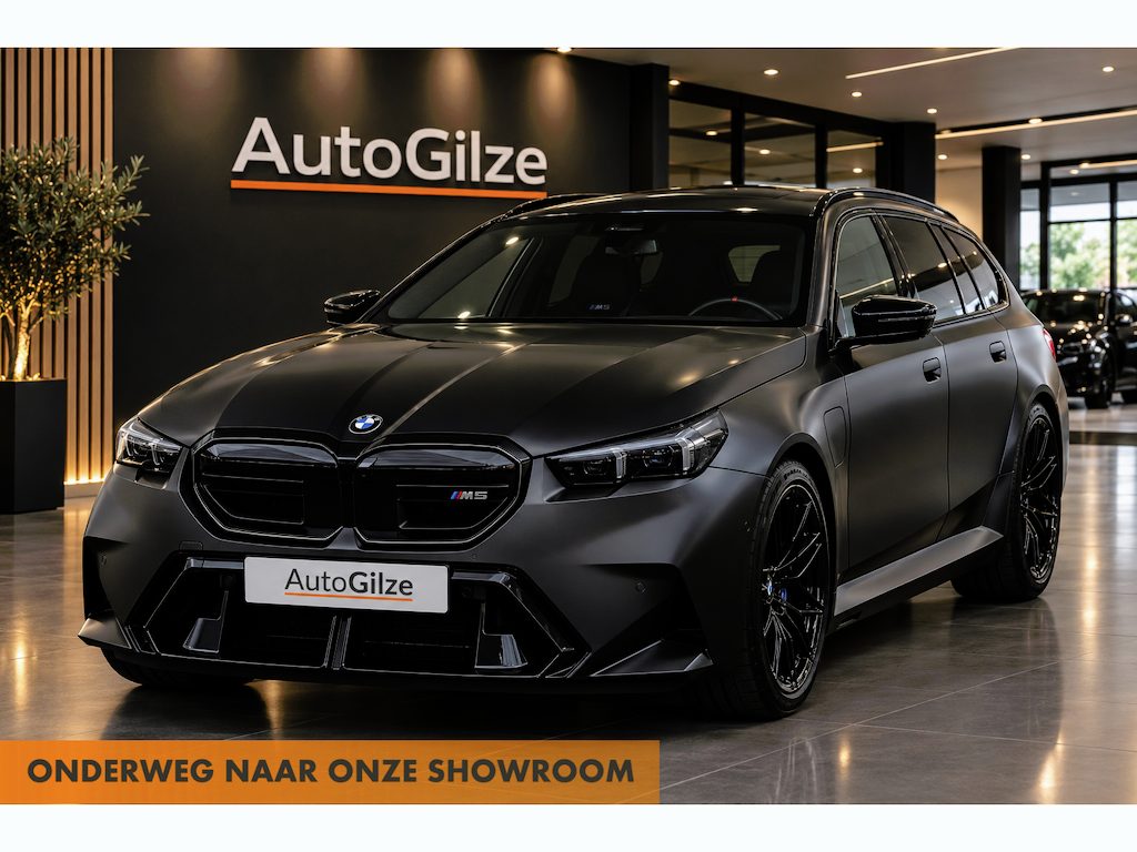 BMW M5 5-serie Touring l Pano l Frozen Deep Grey l Hemelbekleding Alcantara  l Elektrische Trekhaak l Direct Leverbaar