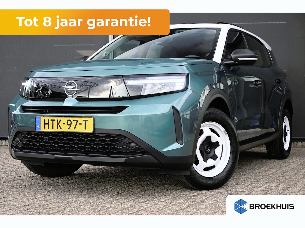 Opel Frontera 1.2 Turbo Hybrid Edition 145pk | Tot 8 Jaar Garantie! | Navigatie | Achteruitrijcamera | Comfortstoelen | Stoel/Stuurverwarming | Climate Control | !!
