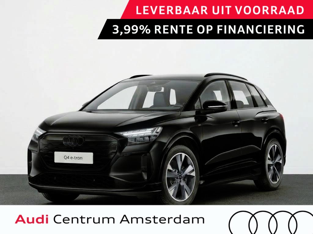 Audi Q4 e-tron S edition 63 kWh 204 pk | Techniekpakket plus | Privacy glas | Trekhaak | Optiekpakket zwart |