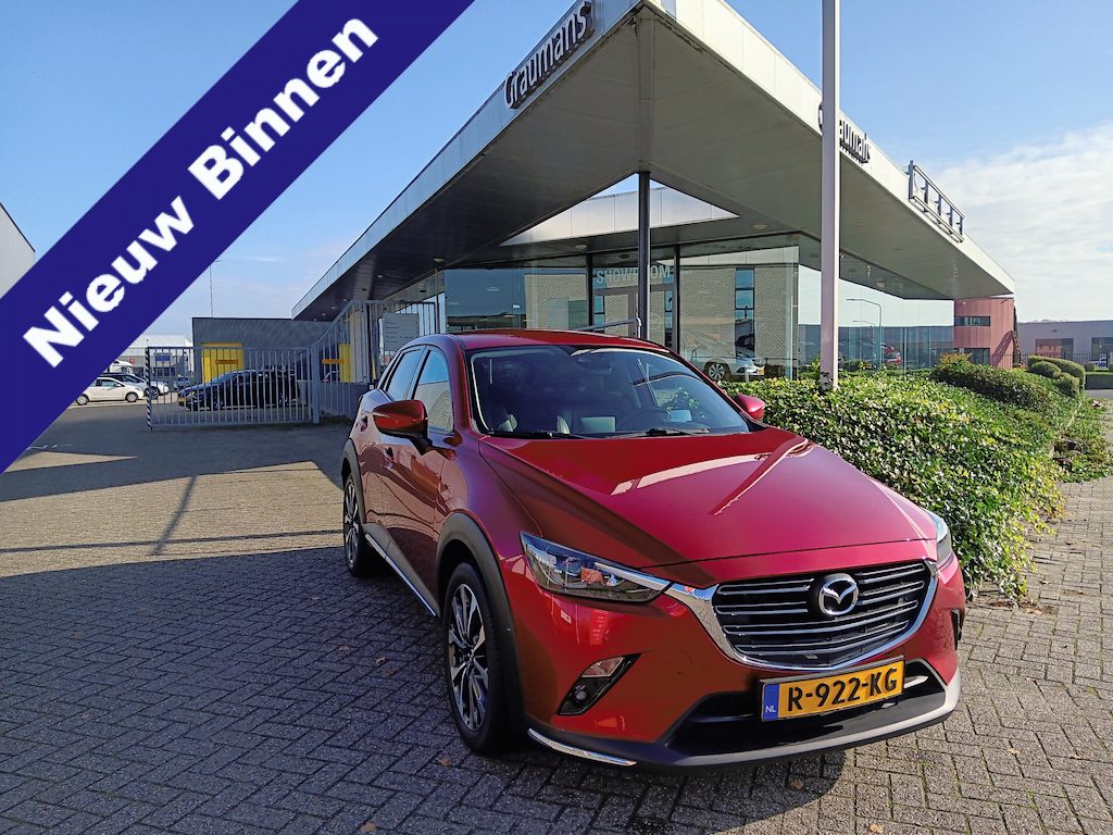Mazda CX-3 2.0 SkyActiv-G 120 GT-M Line, Leder, Navi, Clima, Head-up, etc. incl. 12 MND BOVAGGARANTIE