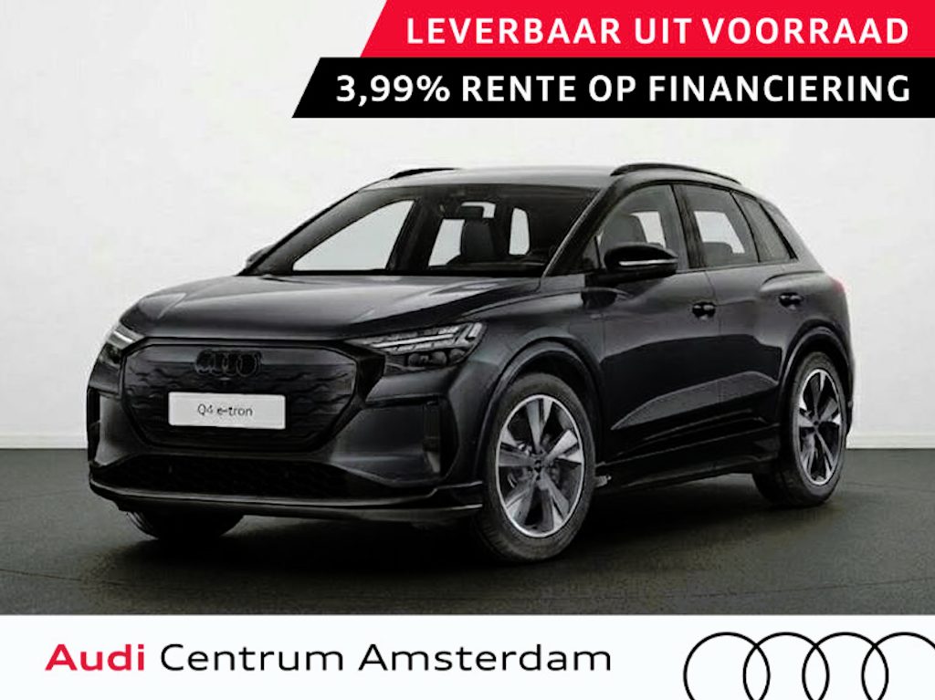 Audi Q4 e-tron S edition performance 82 kWh 286 pk | Techniekpakket plus | Trekhaak | Lichtpakket plus ambient light | Optiekpakket zwart |