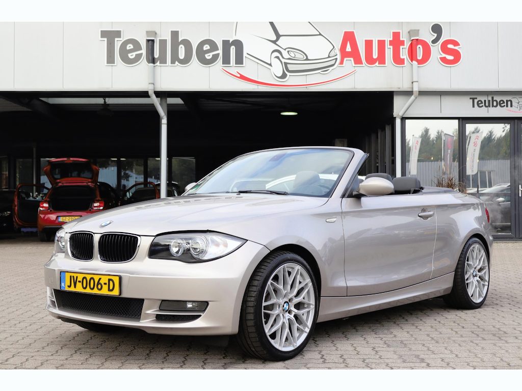 BMW 1-Serie Cabrio 120i Executive | BTW AUTO | Cruise control | Lichtmetaal | Lederen bekleding | Nette kap | Onderhouden auto