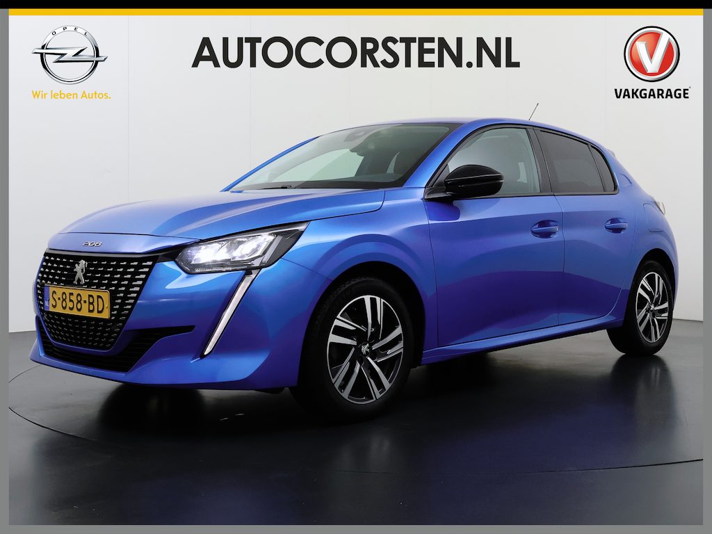 Peugeot 208 5Drs 101PK 360°Camera Apple Carplay Android Auto Isofix Ecc Allure Pack Pdc Regen-Lichtsensor Led Lmv 16" Privacy Glas Cruise Control Keyless entry/start 1e Eigenaar Origineel Nederlandse Auto