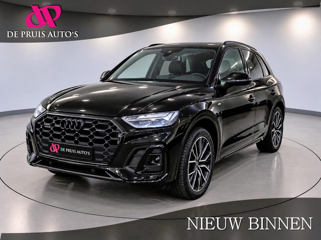 Audi Q5 50 TFSI e S edition Blackedition S-line 20inch Trekhaak Camera El.achterklep Matrix AppleCarplay Navi
