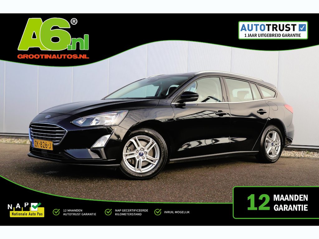 Ford Focus Wagon 1.0 EcoBoost Trend Edition Business 101PK Trekhaak Navigatie LMV Navigatie Carplay Climate Cruise Control Parkeersensor