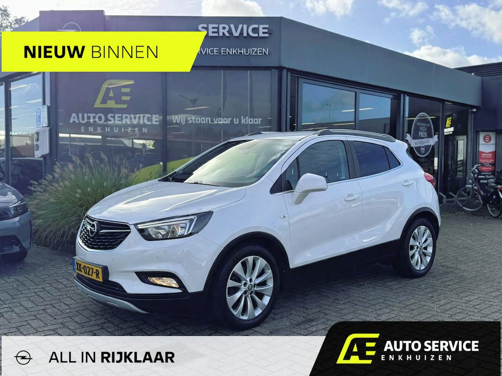 Opel Mokka X 1.4 Turbo Innovation Rijklaar! Incl. beurt en garantie | Vol lederen bekleding, AGR stoelen met stoelverwarming | 17"LMV | Carplay | Navigatie | Camera | Trekhaak! | geheel dealer onderhouden!