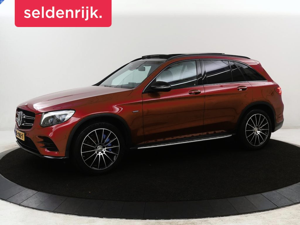 Mercedes-Benz GLC 350e 4MATIC Business Solution AMG | SOH 64,4% | Panoramadak | Trekhaak | Burmester | Adaptive cruise | Head-up | Leder | Stoelverwarming | Camera | Park assist