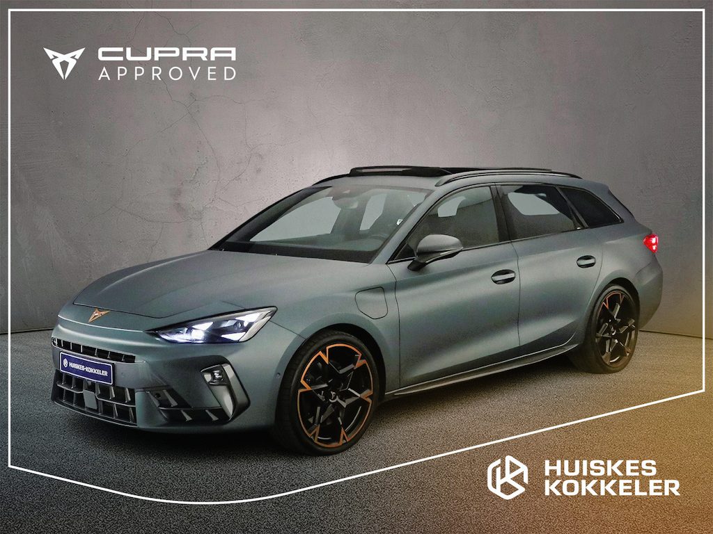 CUPRA Leon Sportstourer VZ Performance 1.5 TSI eHybrid 272pk DSG Automaat Panoramadak, Sennheiser audio, LED matrix koplampen, Adaptive cruise control, Elektrische achterklep