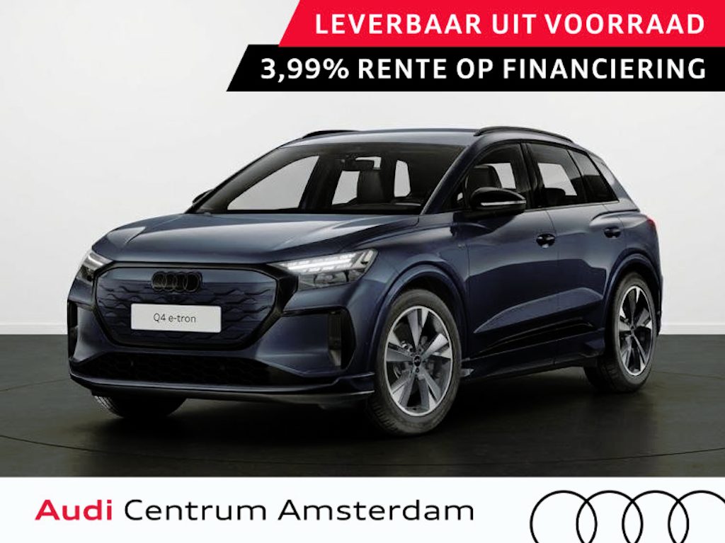 Audi Q4 e-tron S edition performance 82 kWh 286 pk | Optiekpakket zwart | Techniekpakket plus | Lichtpakket plus ambient light | Trekhaak |