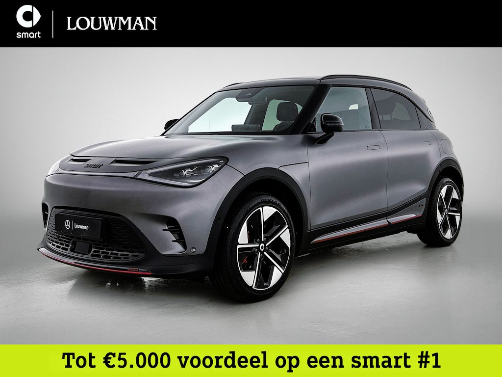 smart #1 BRABUS 66 kWh MY2027 | Head-up display | Warmtepomp | Memorypakket voorstoelen | 360° camera | Panoramadak | Adapt. cruise control  |