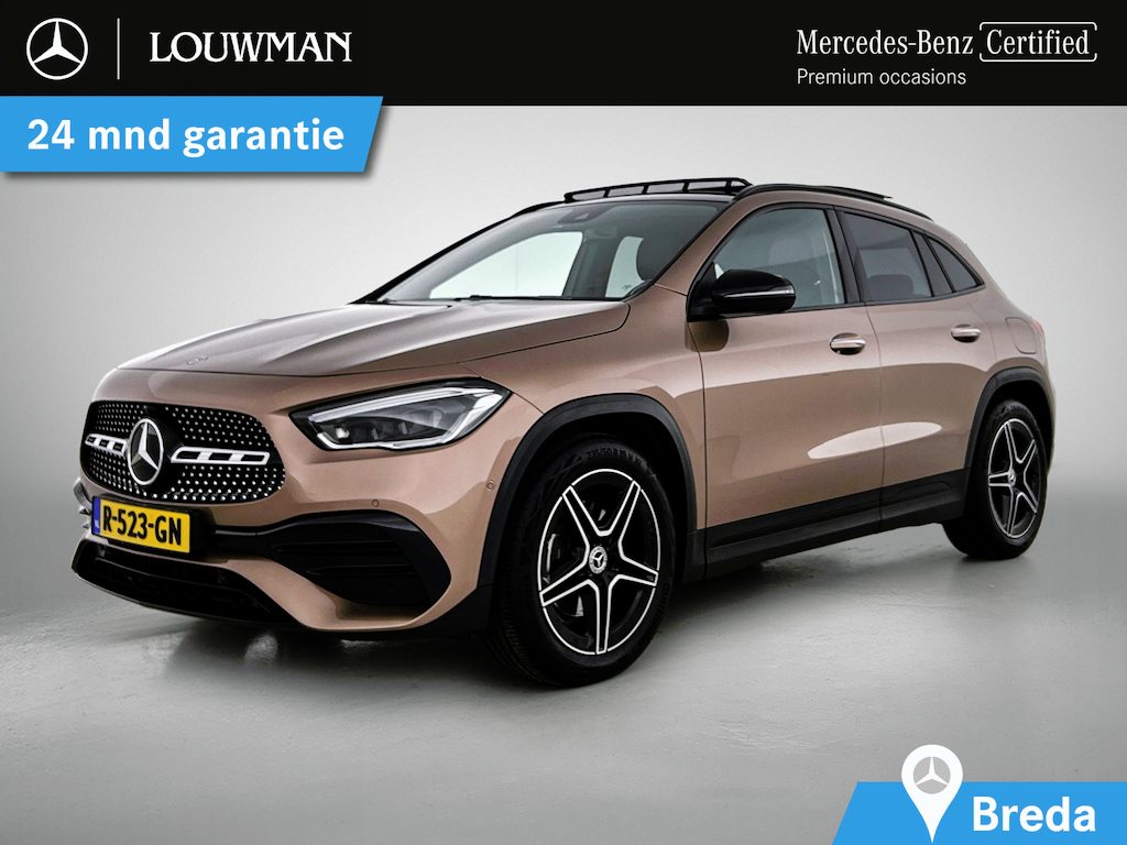Mercedes-Benz GLA 180 Business Solution AMG | Panoramadak | Achteruitrijcamera | Elektrische Stoelen | Sfeerverlichting | Inclusief 24 maanden MB Certified garantie voor Europa.