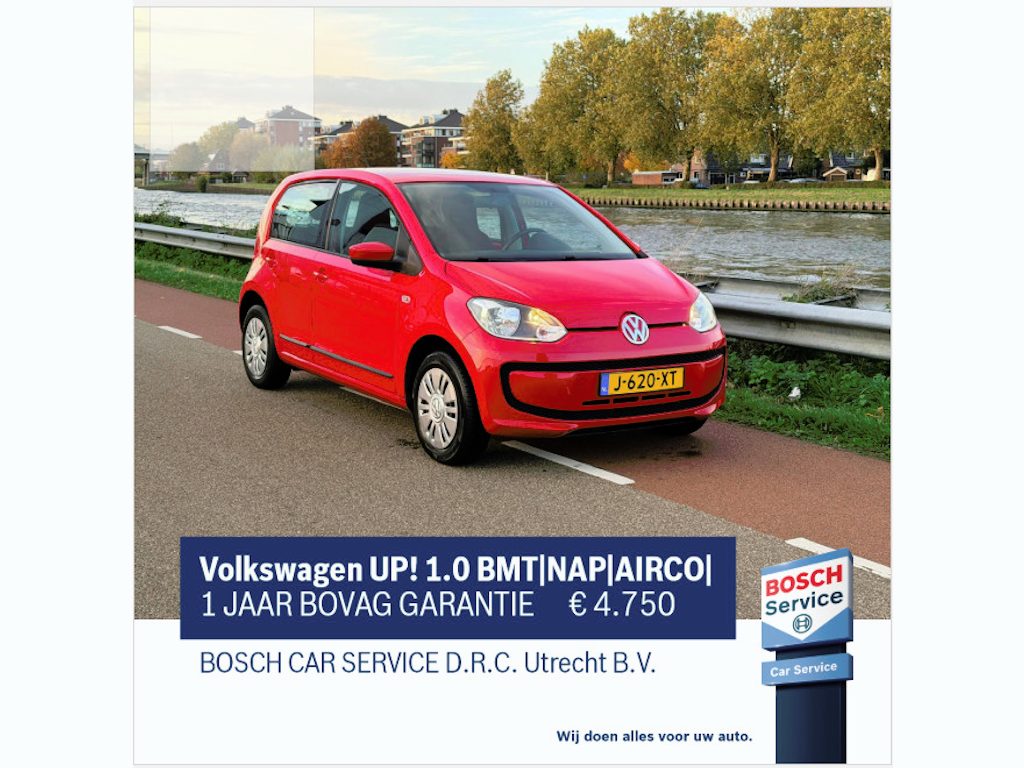 Volkswagen Up! 1.0 BMT / NAP / AIRCO / 1jaar BOVAG garantie