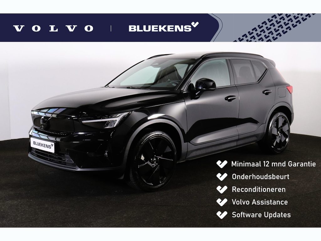 Volvo EX40 Extended Range Ultra 82 kWh - Panorama/schuifdak - IntelliSafe Assist & Surround - 360º Camera - Harman/Kardon audio - Verwarmde voorstoelen, stuur & achterbank - Parkeersensoren voor & achter - Elektr. bedienb. voorstoelen met geheugen links - Draadloze tel. lader - Warmtepomp - 20' LMV