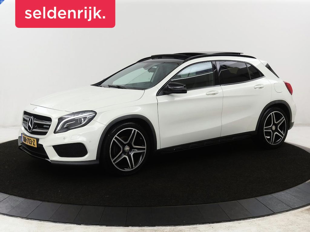 Mercedes-Benz GLA 200 Prestige | AMG Line | Panoramadak | Leder/alcantara | Memory | Cruise control | Stoelverwarming | Park assist | Navigatie | Bluetooth