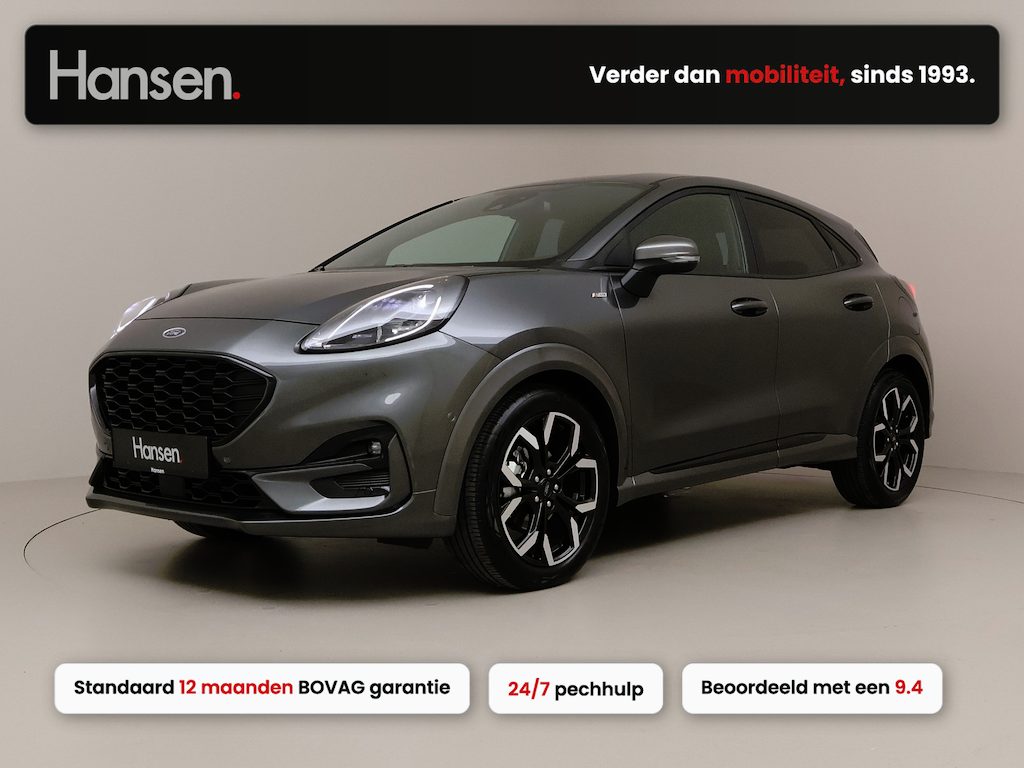 Ford Puma 1.0 EcoBoost Hybrid ST-Line X I Winterpakket I Adaptive Cruise I Elek. Achterklep I B&O I Dodehoekdetectie I Half Leder I Camera I Keyless I CarPlay I