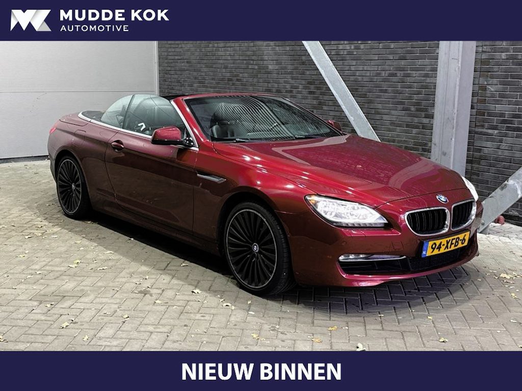 BMW 6-Serie Cabrio 650xi High Executive | Head-Up | Camera | Navigatie | 20 inch | Stoelverwarming |