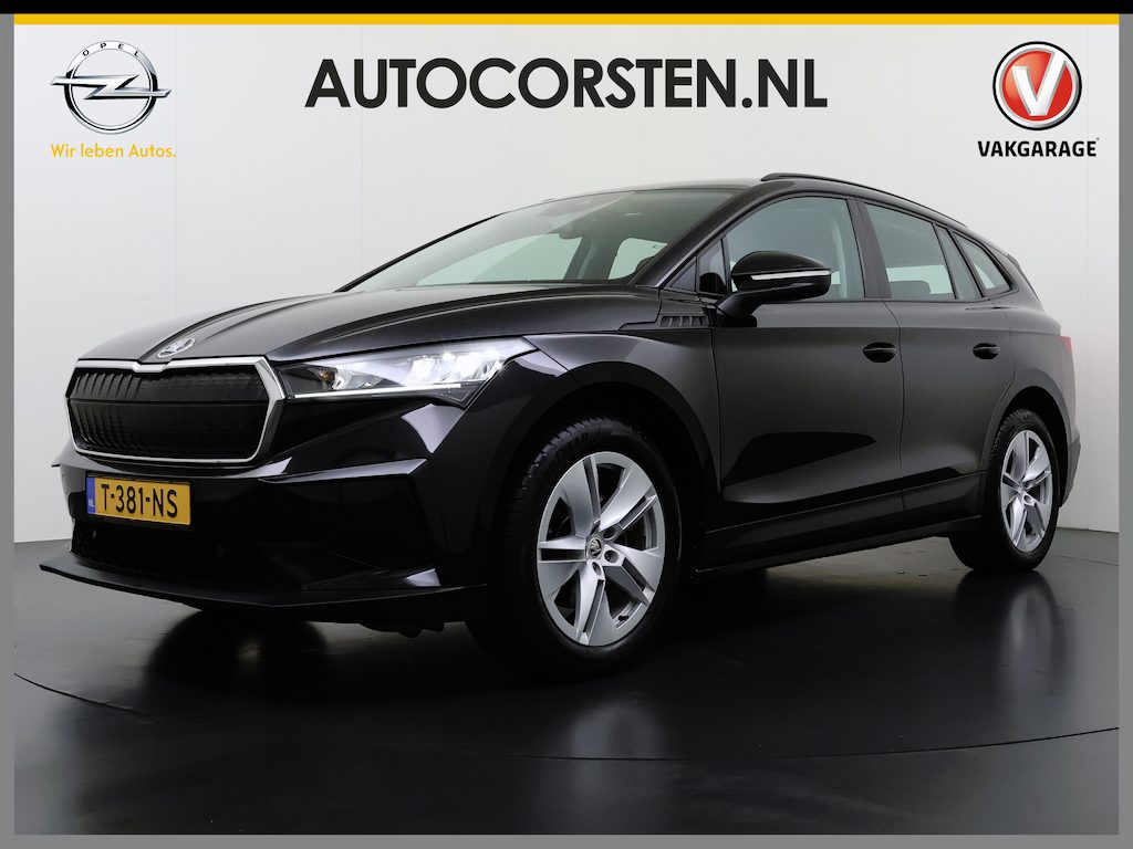 Skoda Enyaq iV 180PK SOH 90% Trekhaak Camera Navi Apple Carplay Android Auto P-Assist Pdc Isofix DAB Lmv Bluetooth Keyless-go Rijstrooksensor 1.000KG Trekgewicht 1e Eigenaar Origineel Nederlandse Auto