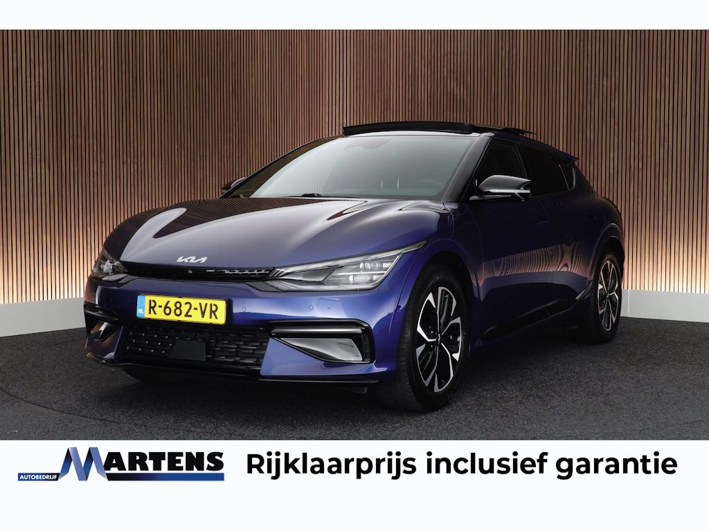 Kia EV6 GT-Line 228pk 77.4 kWh SOH 99% Panoramadak Trekhaak 360Camera HUD ACC Navigatie