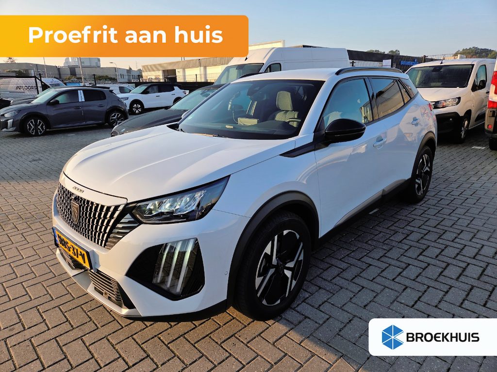Peugeot 2008 1.2 PureTech 130 Allure Camera Rondom | Trekhaak | Carplay | 17" Lichtmetaal | LED | Leder/Stof | Digitaal Dashboard | Achteruitrijcamera | Airco (automatisch) | Apple Carplay/Android Auto|telefoonintegratie premium