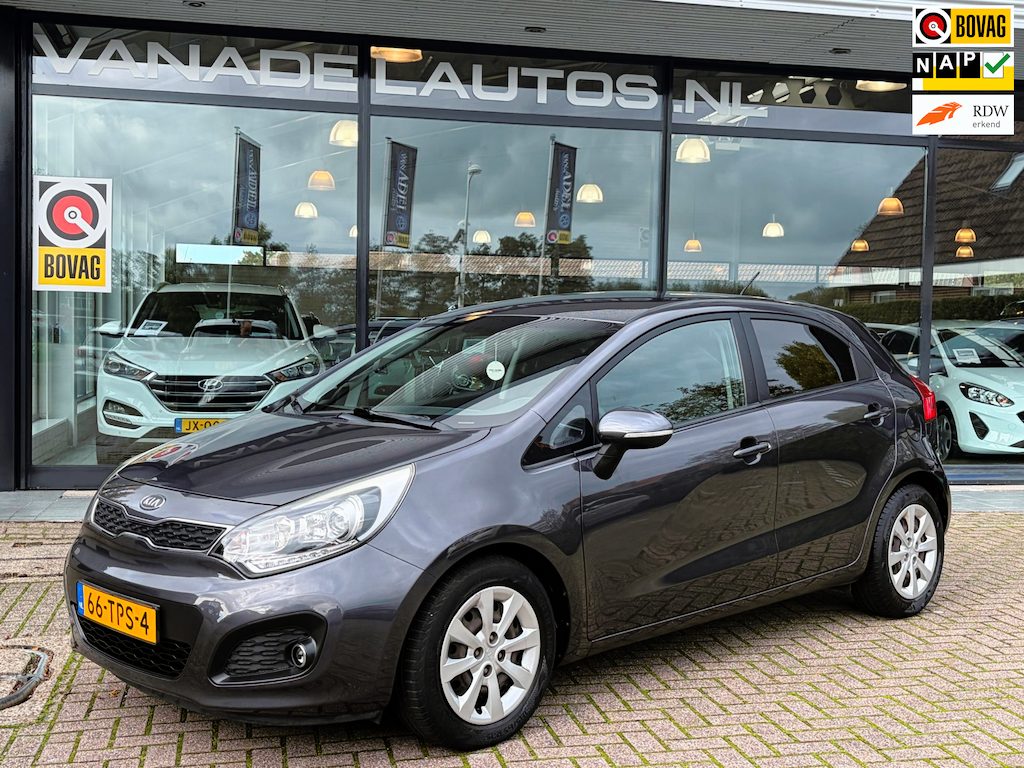 Kia Rio 1.2 CVVT Super Pack Clima Cruise Park.Sens NL-Auto NAP Dealeronderhouden!