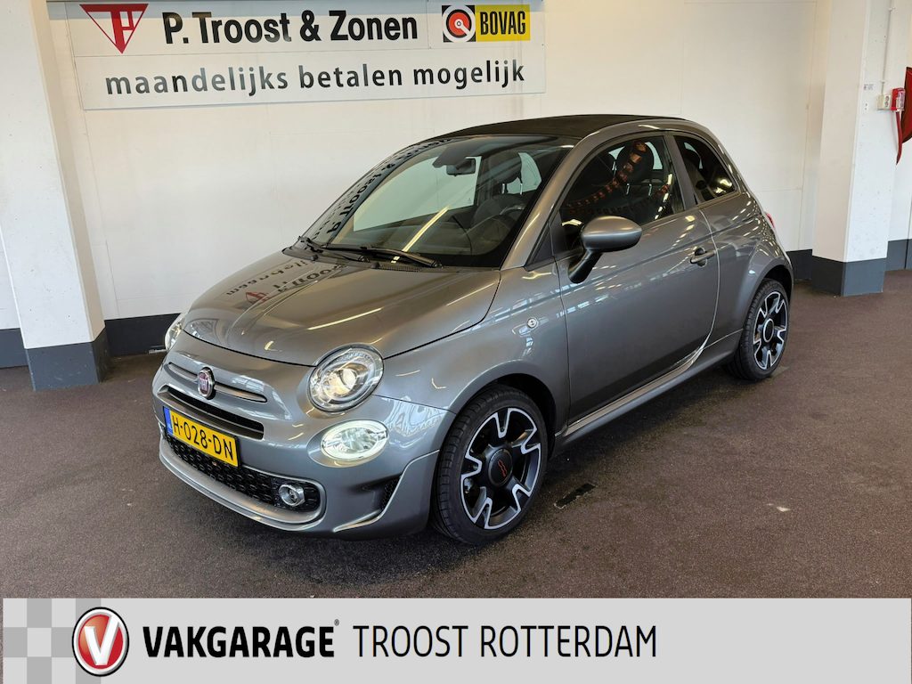 Fiat 500C 0.9 TwinAir Turbo Sport Cabriolet | Apple carplay | Navigatie | Cruise control | Climate control | Lederen bekleding | Nederlands geleverd