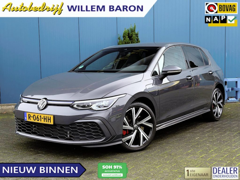 Volkswagen Golf 1.4 eHybrid GTE 245PK | SoH 91% | CarPlay | Adapt.Cruise | Navi | LED | Sportstoelen | Digi.Dash | Sfeerverlichting | 18"LMV | NAP |1'eig | Nieuwstaat!!